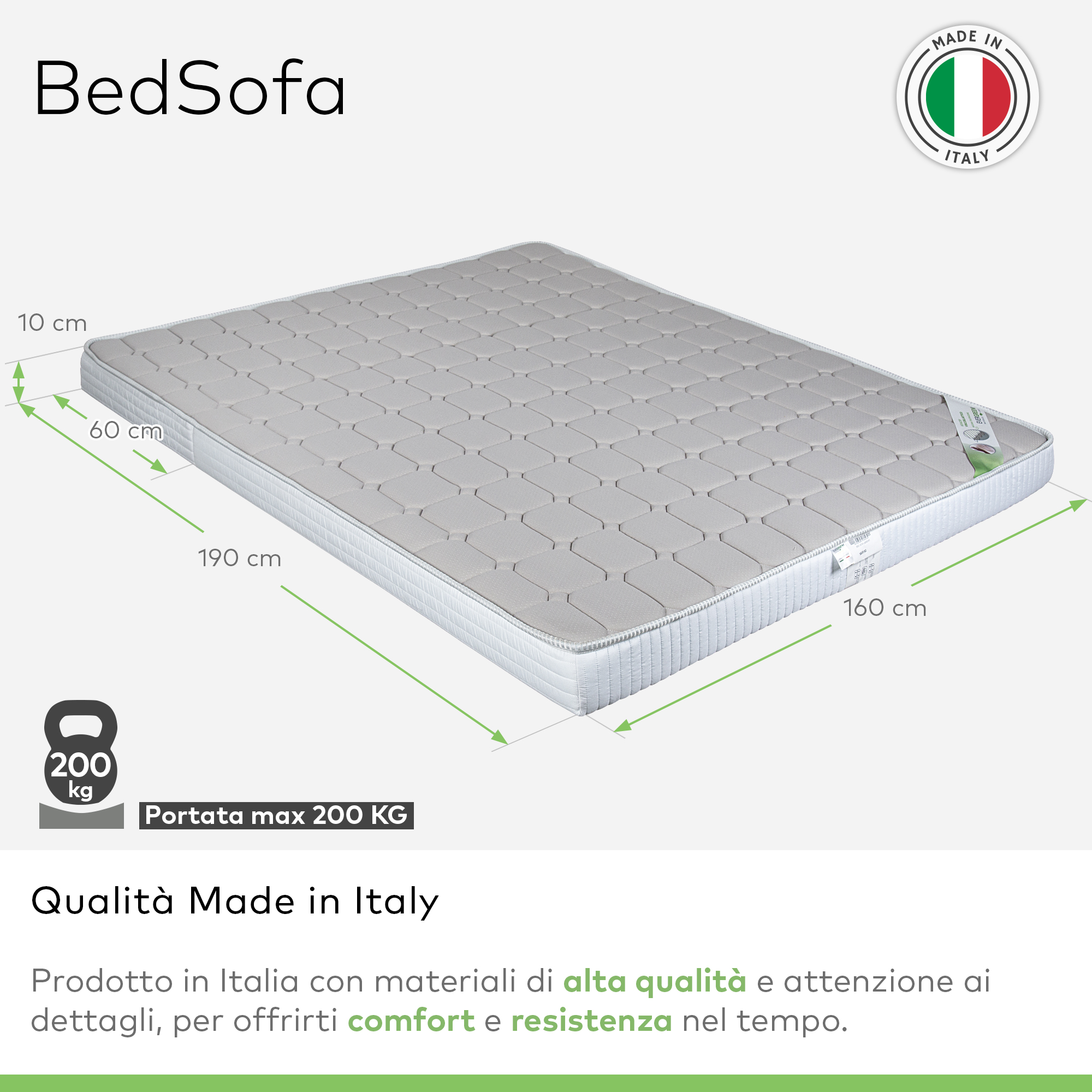 Materasso BED SOFA MEMORY - 11