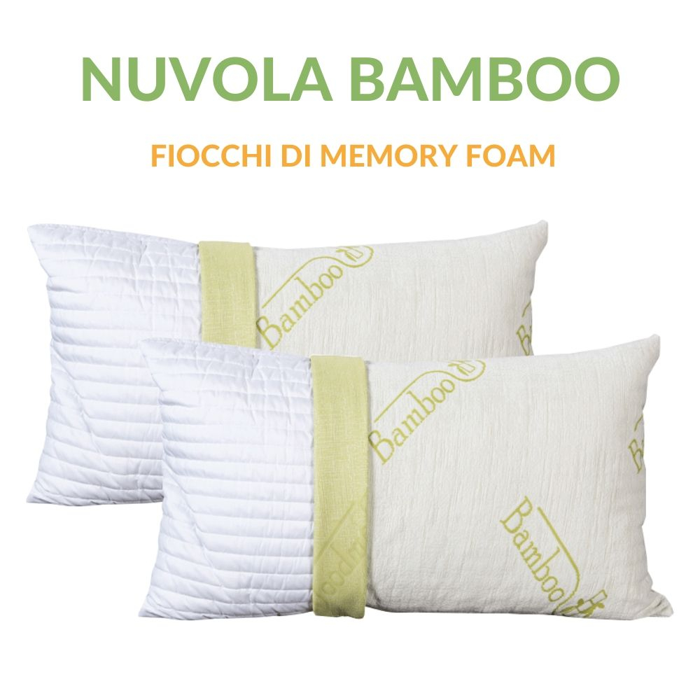 Cuscini fiocco memory Bamboo - 0