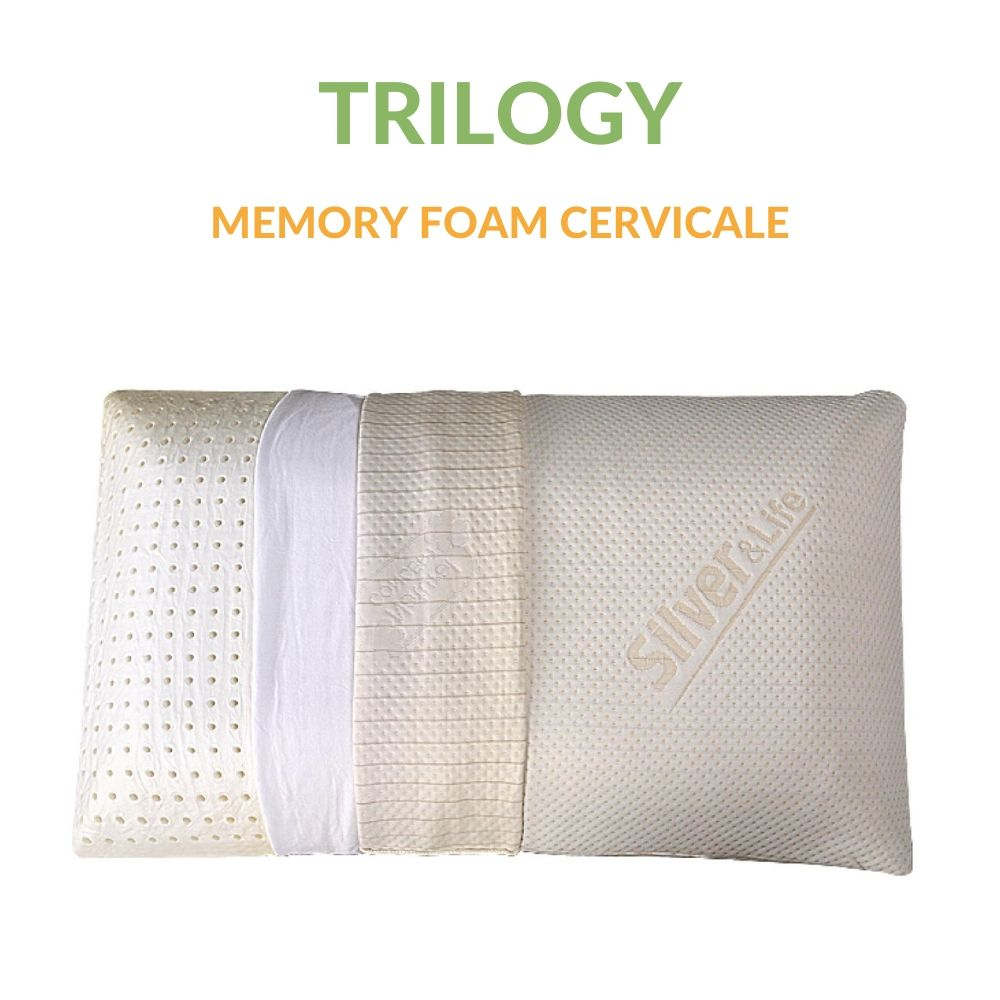 Cuscino Memory Foam Cervicale alto 12 cm 