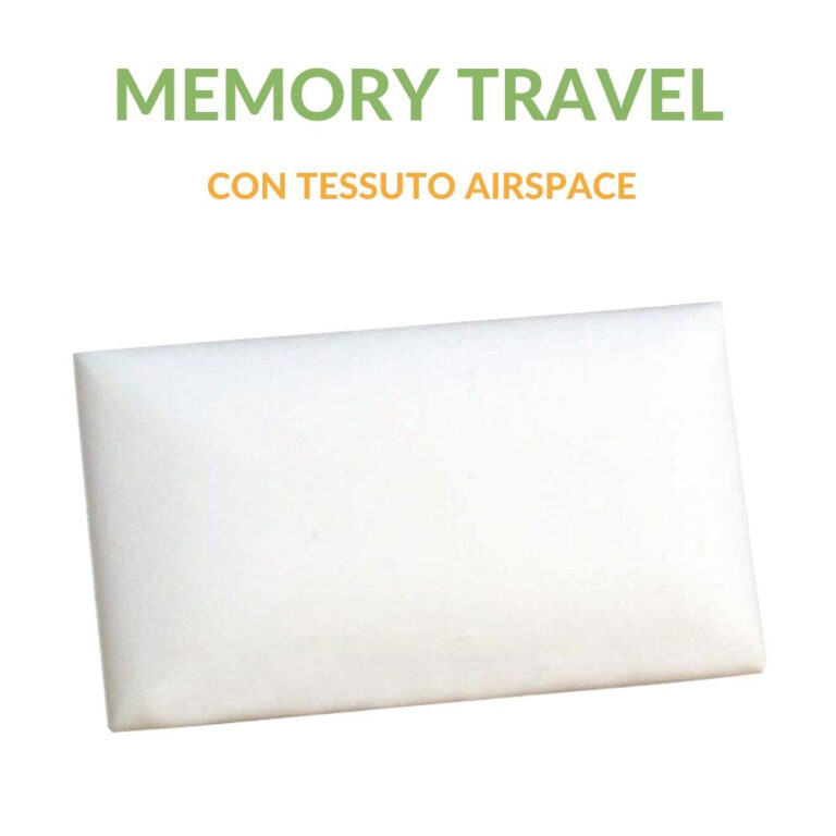 Cuscino Memory Travel con tessuto AirSpace