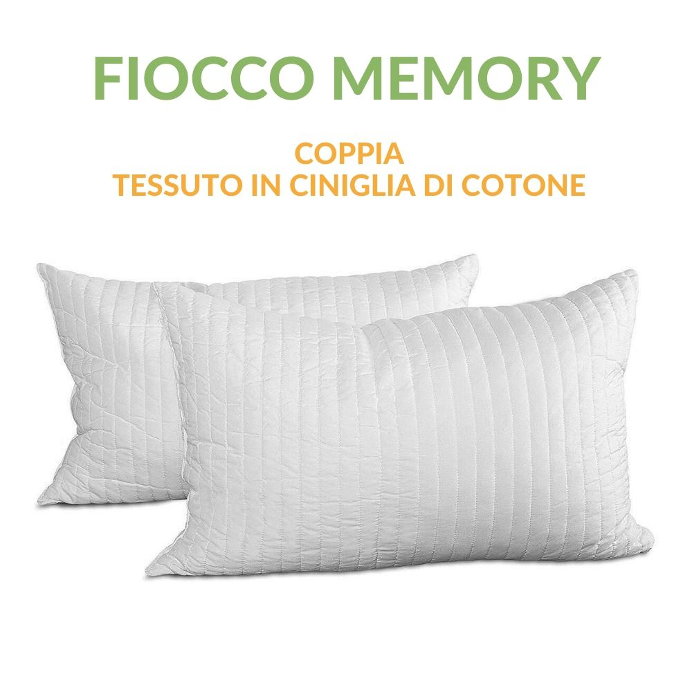 Coppia cuscini fiocco memory - 5