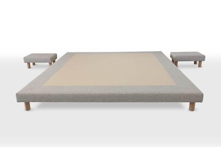Materasso Futon Giapponese Extra Spesso 11,9 Cm – Piega E Arrotola, Con Memory Foam – Full XL, Fiore Bianco