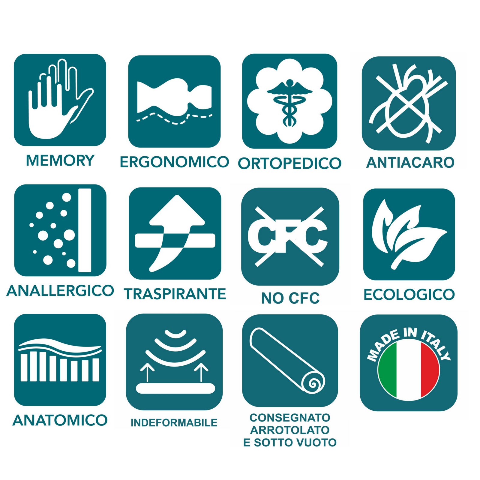 Coppia cuscini fiocco memory - 6 Coppia cuscini fiocco memory - 6
