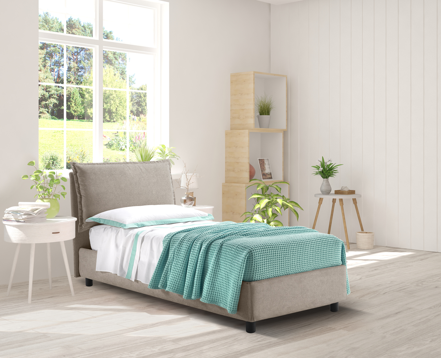 Letto Singolo Contenitore ARLES - 18 Letto Singolo Contenitore ARLES - 18