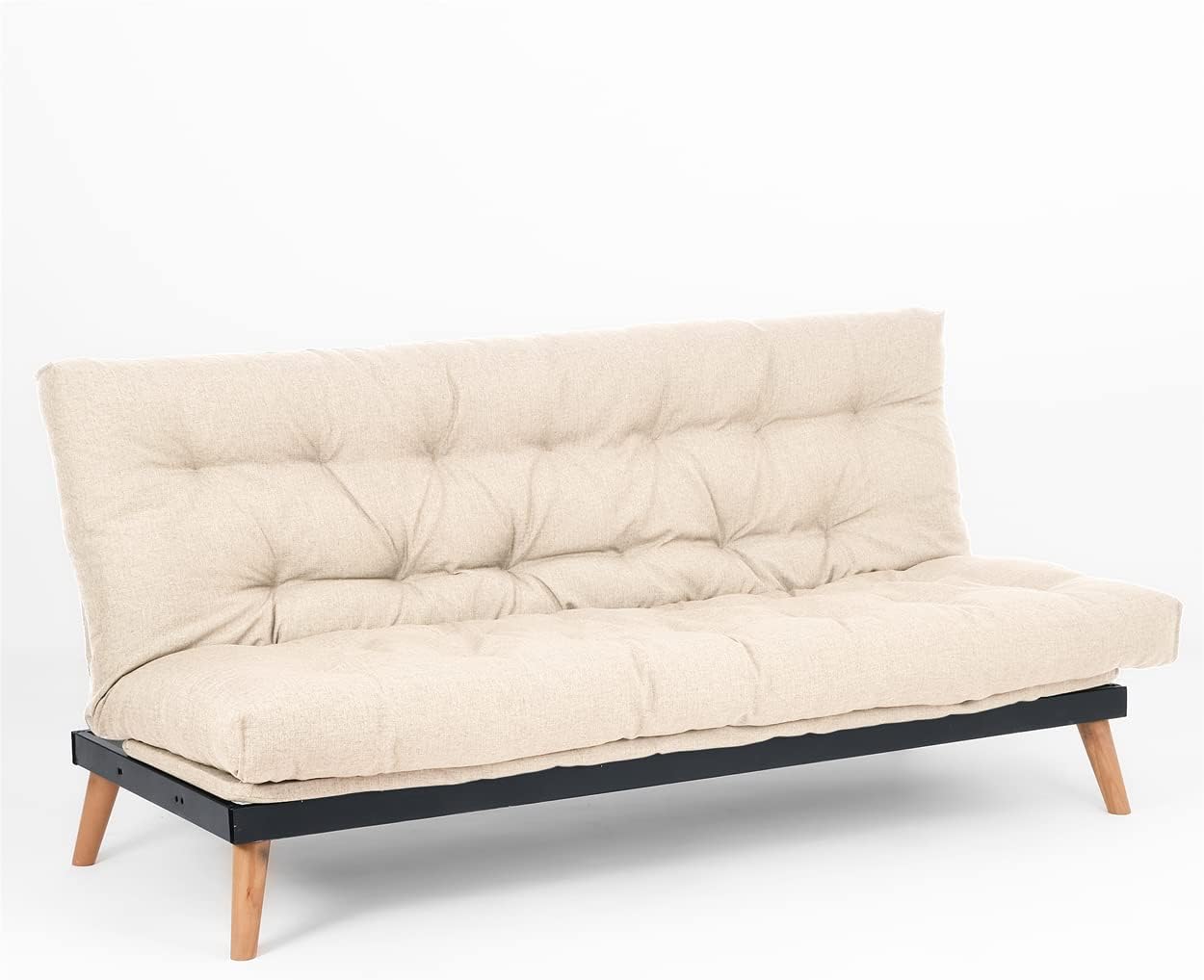 Divano Letto Futon trasformabile in Divano click clack con letto matrimoniale | Sakè
