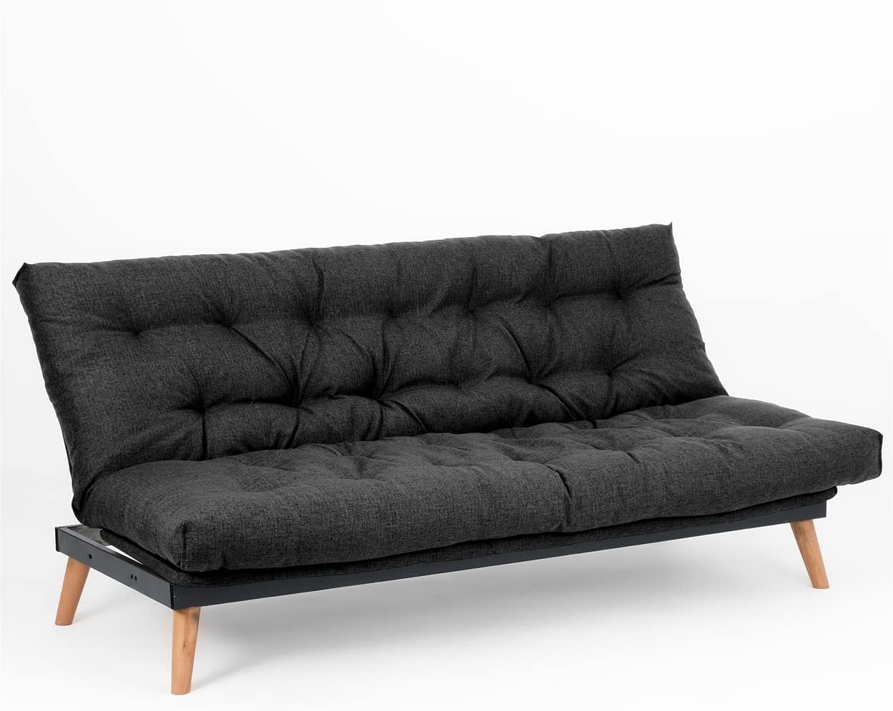 Divano Letto Futon trasformabile in Divano click clack con letto matrimoniale | Sakè - 7