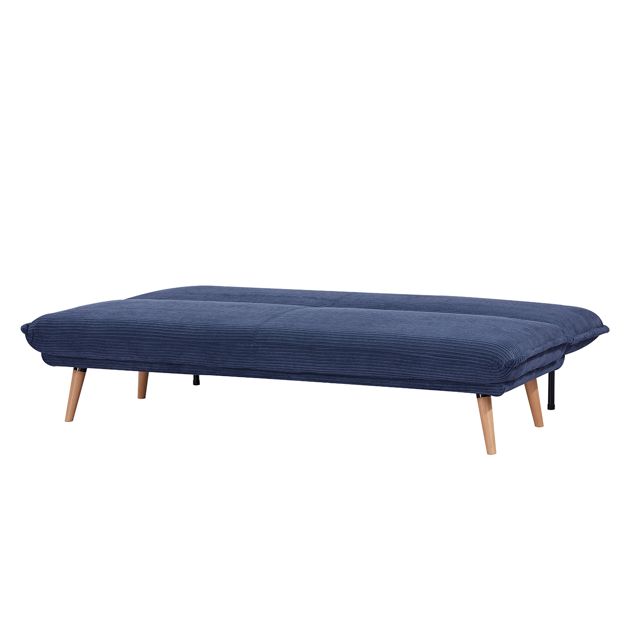 Divano letto 3 posti Clic Clac trasformabile in materasso | Click Velvet Blue - 4 Divano letto 3 posti Clic Clac trasformabile in materasso | Click Velvet Blue - 4