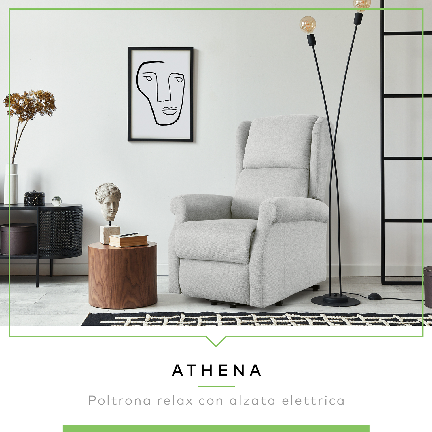 Poltrona Relax Elettrica | Athena - 1