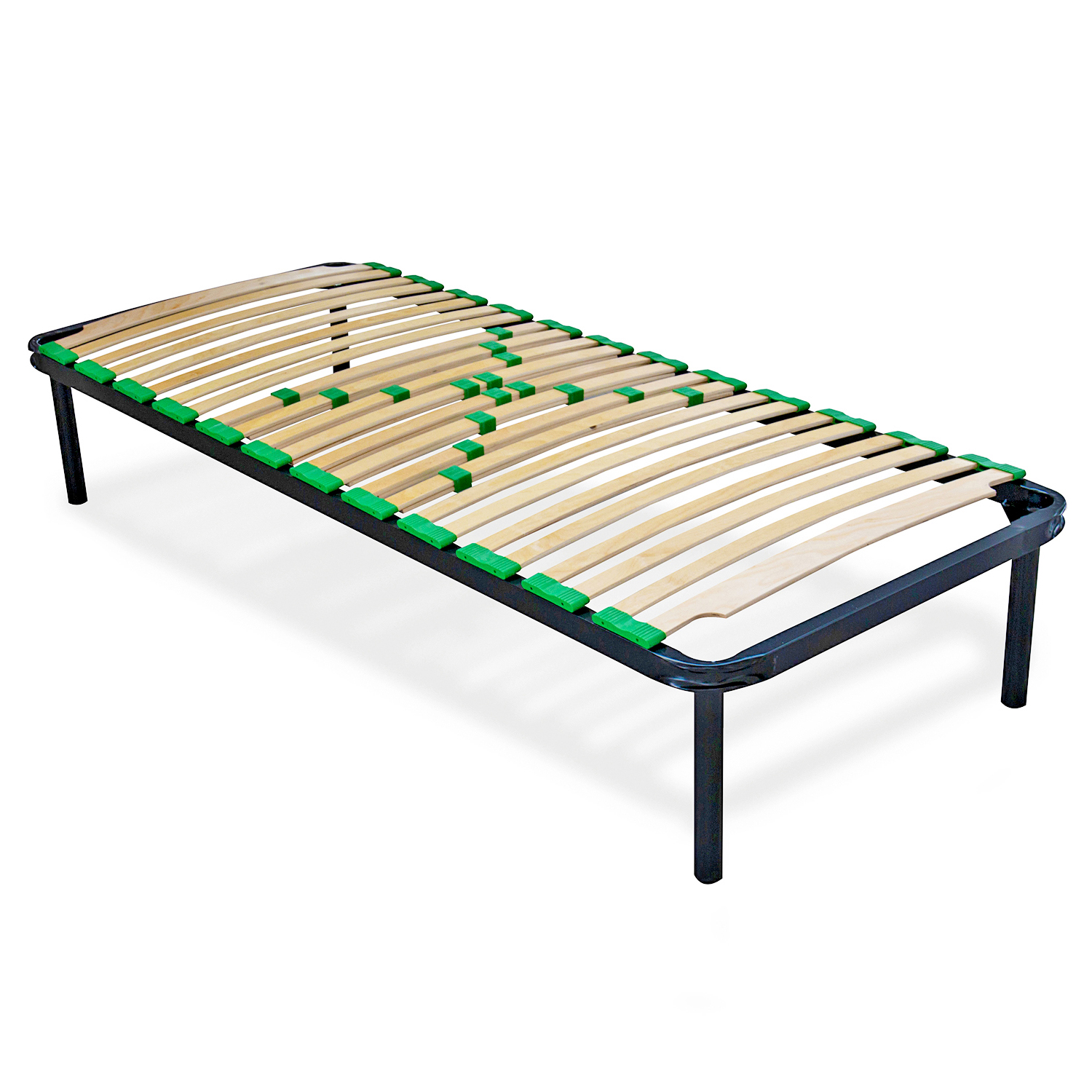 RETE LETTO A DOGHE IN LEGNO ORTOPEDICA MANGO 75x190 cm