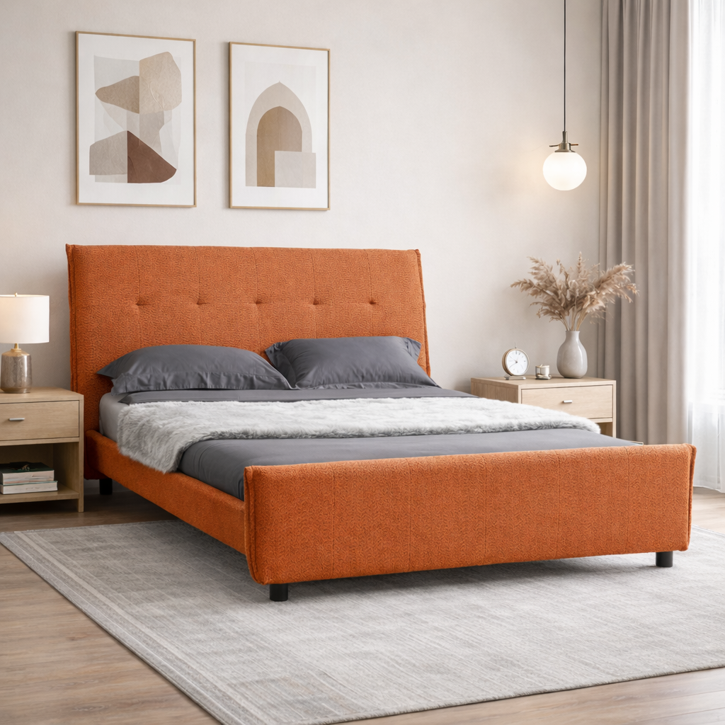 KIT Letto Matrimoniale DALLAS con Materasso FASHION 2.0 - 0