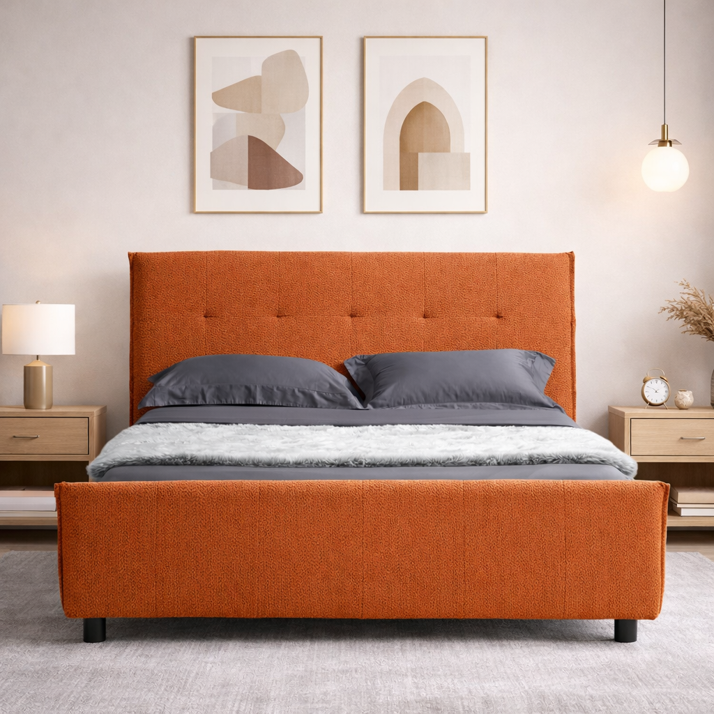 KIT Letto Matrimoniale DALLAS con Materasso FASHION 2.0 - 1