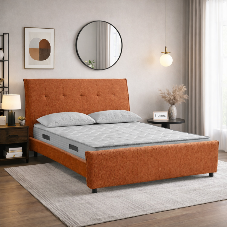 KIT Letto Matrimoniale DALLAS con Materasso FASHION 2.0