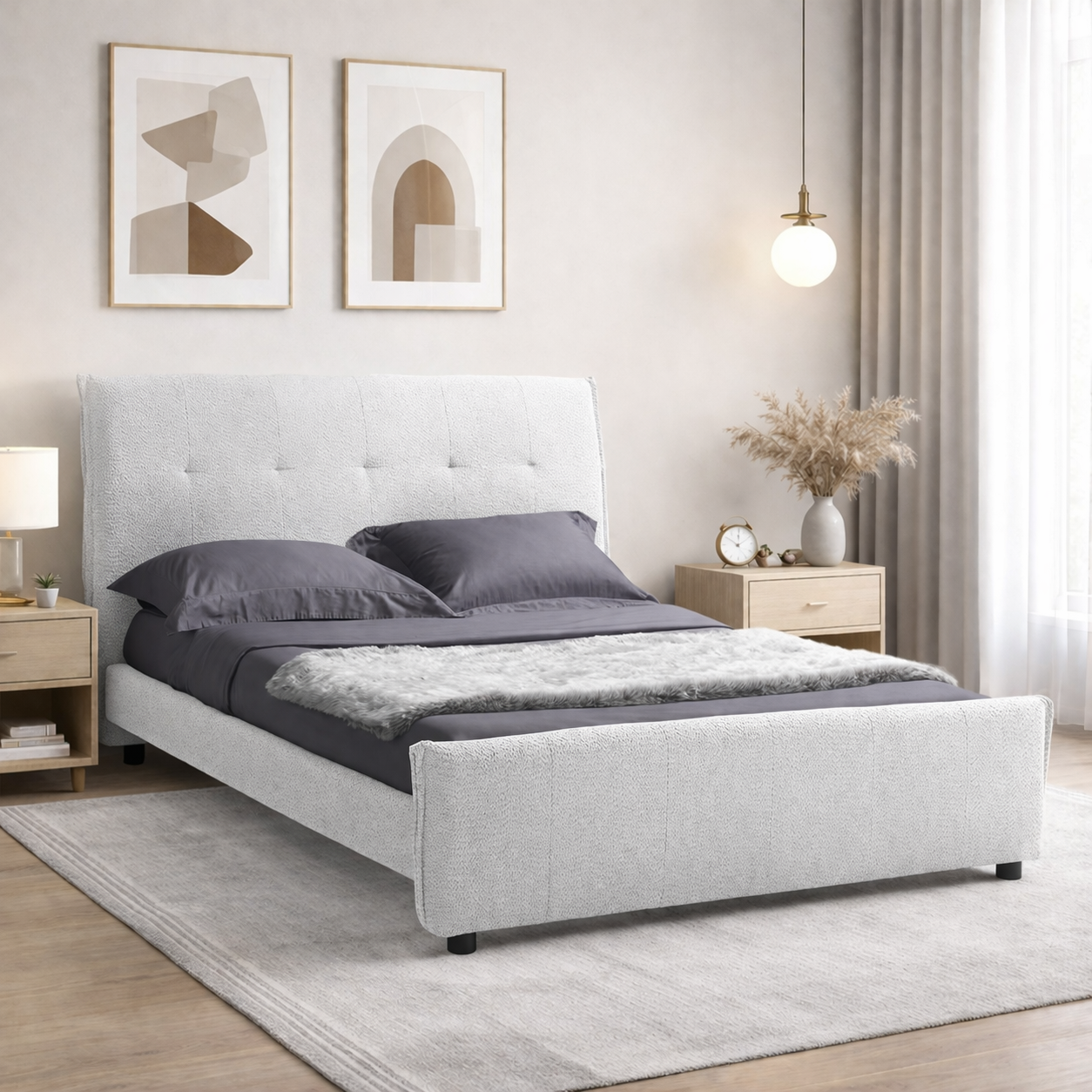 KIT Letto Matrimoniale DALLAS con Materasso FASHION 2.0 - 17