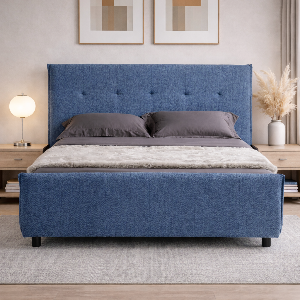 KIT Letto Matrimoniale DALLAS con Materasso FASHION 2.0 - 24