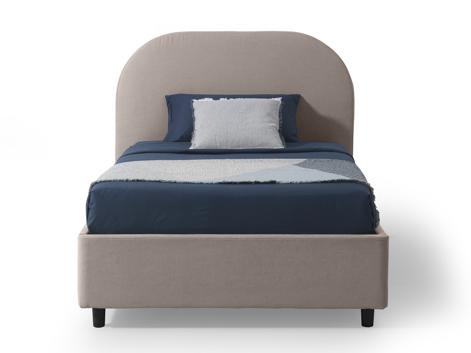 Letto Piazza e Mezzo con Contenitore CADIZ Beige