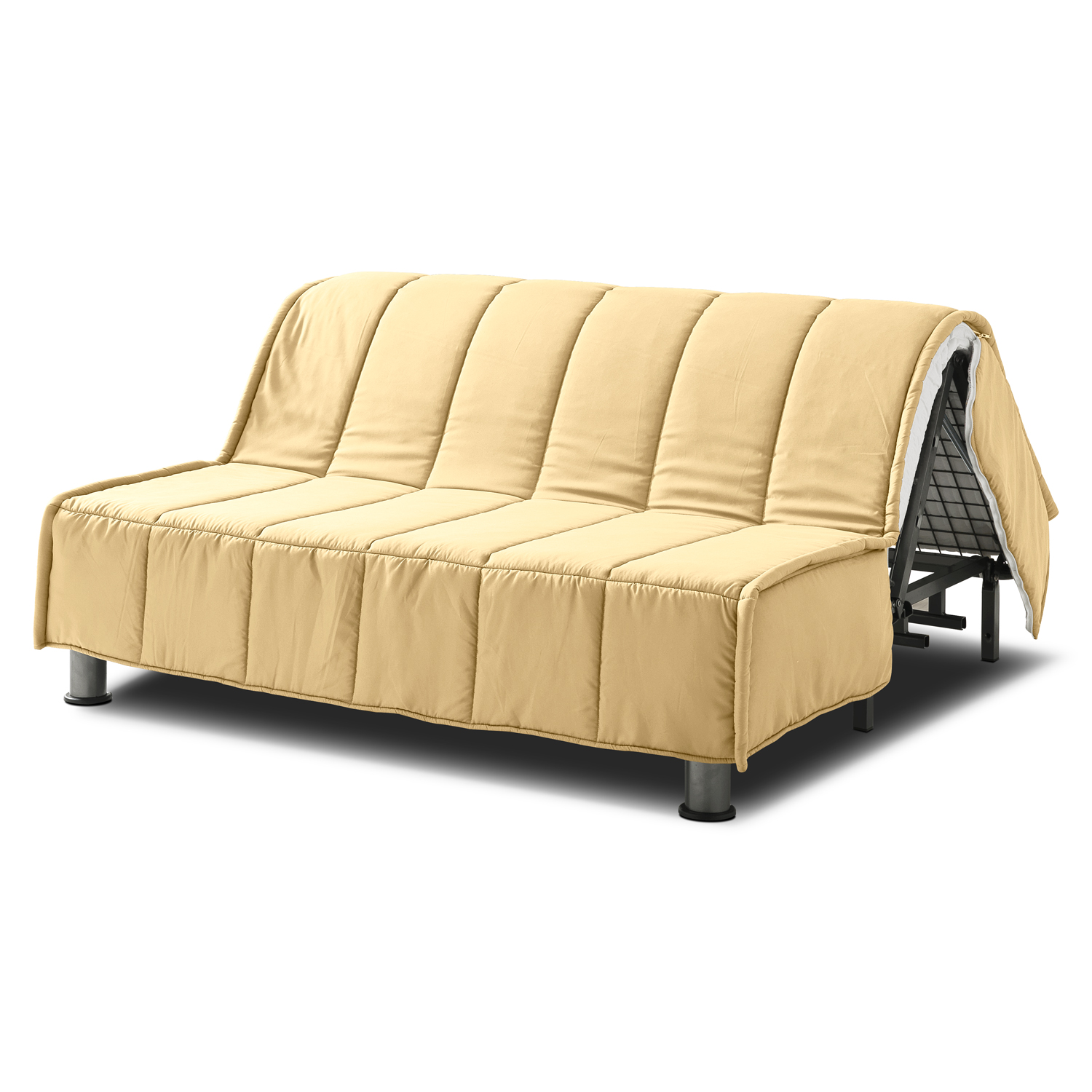 Copertura Divano Letto + Cuscini EVENING 160x190 cm Beige