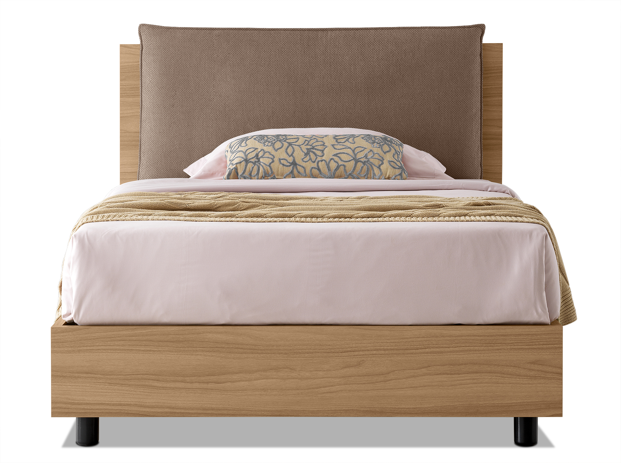Letto Piazza e Mezza Contenitore Rovere YORK Letto Piazza e Mezza Contenitore Rovere YORK