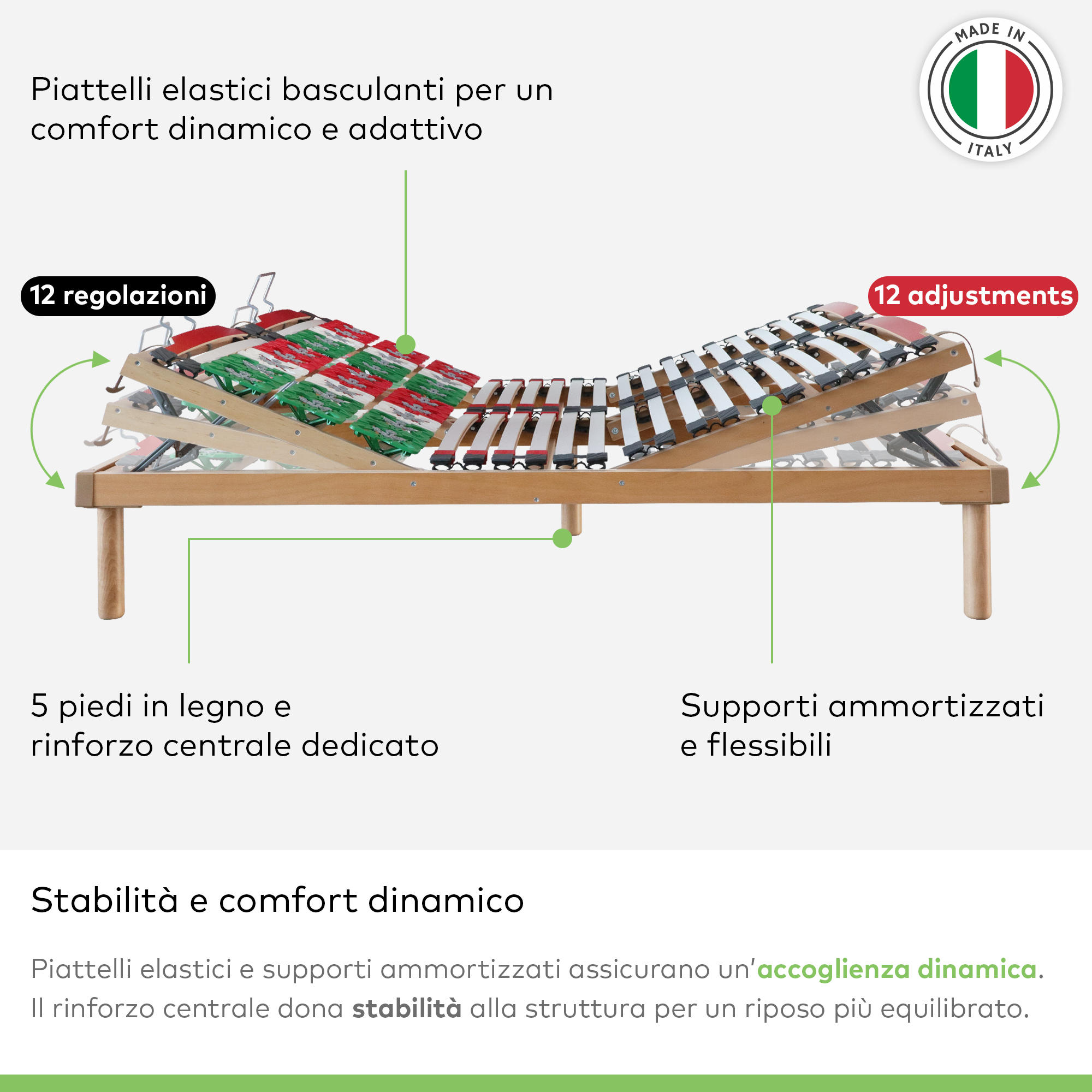 Rete a Doghe in Legno Manuale FUTURA - 2