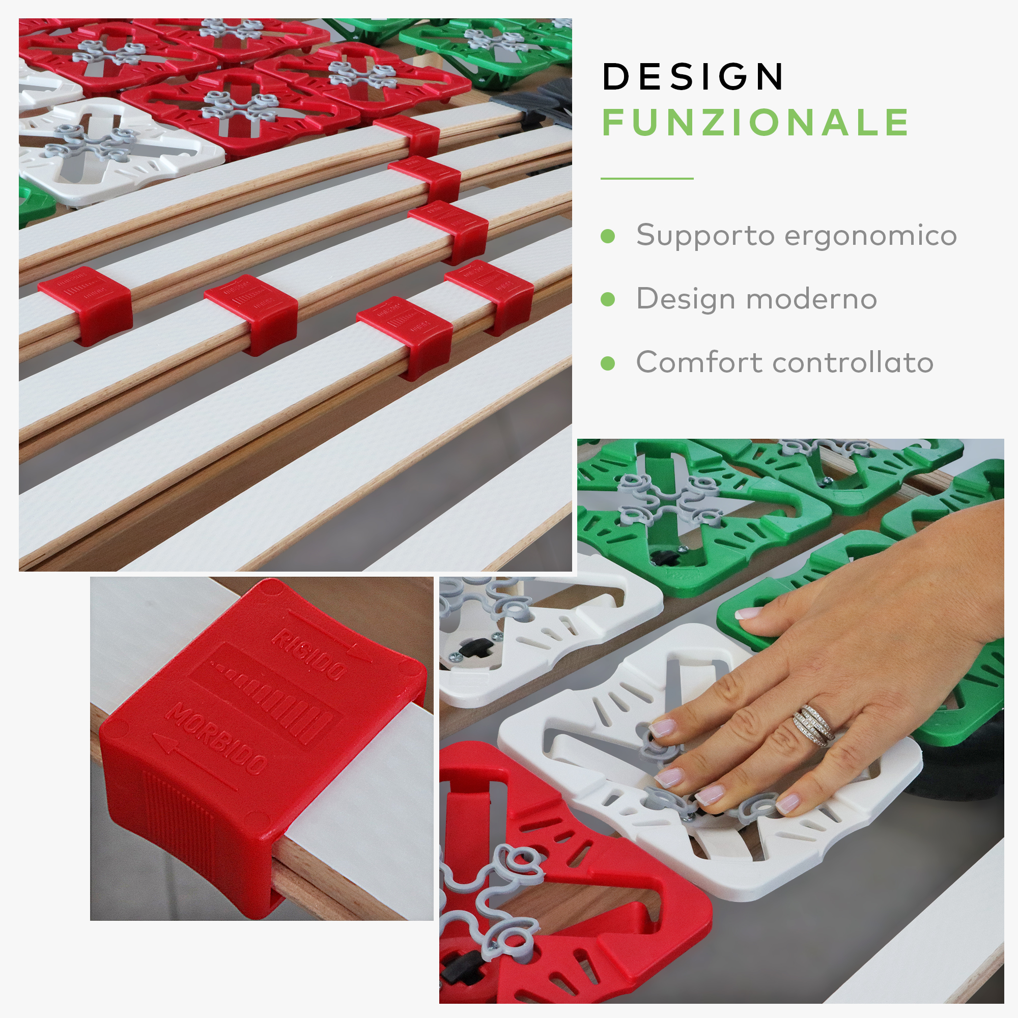 Rete a Doghe in Legno Manuale FUTURA - 3