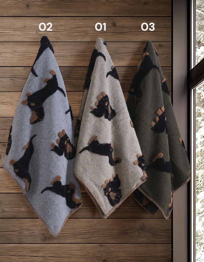 Plaid Lana cotta BASSOTTO Plaid Lana cotta BASSOTTO