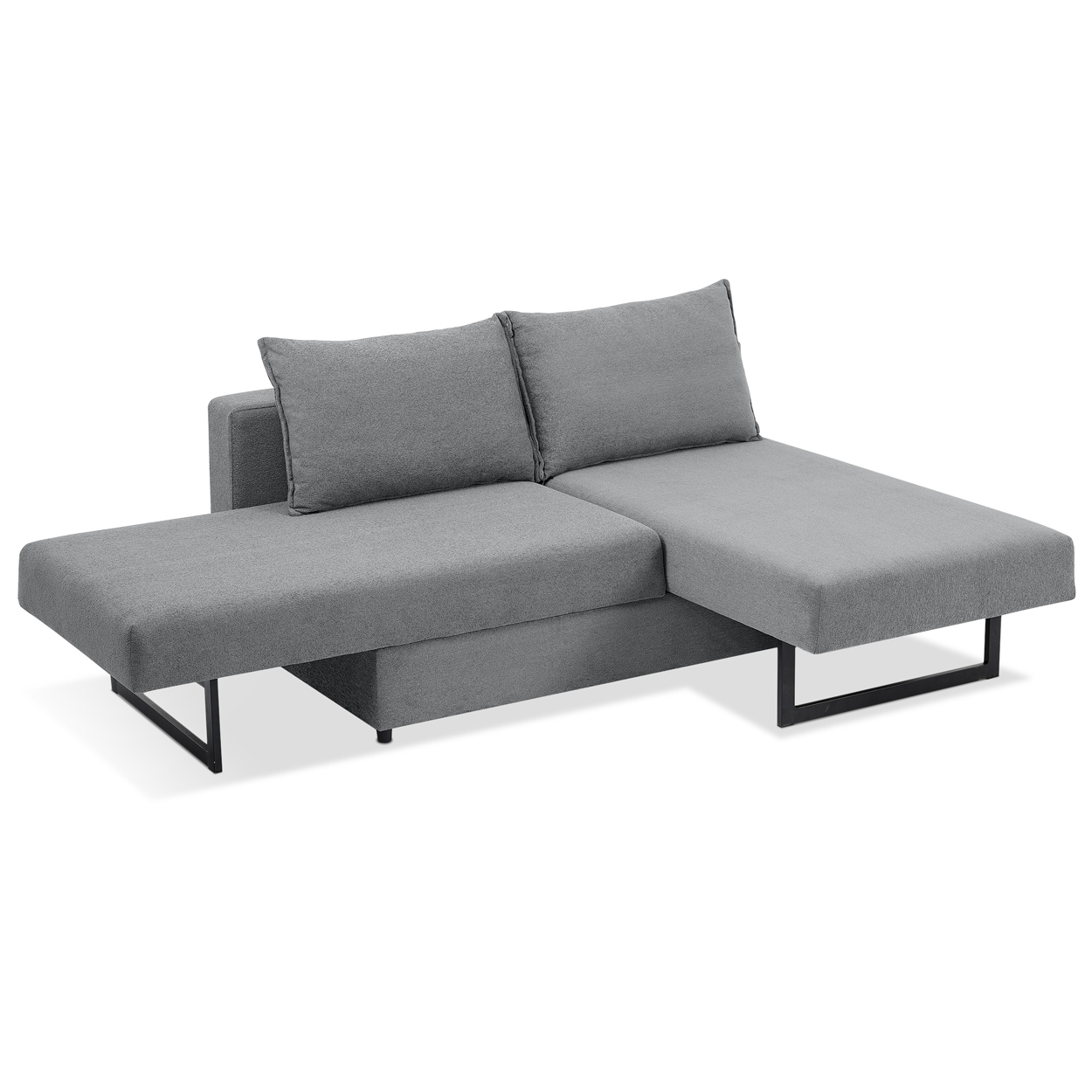 Divano letto chaise longue 3 posti | Angélique - 4