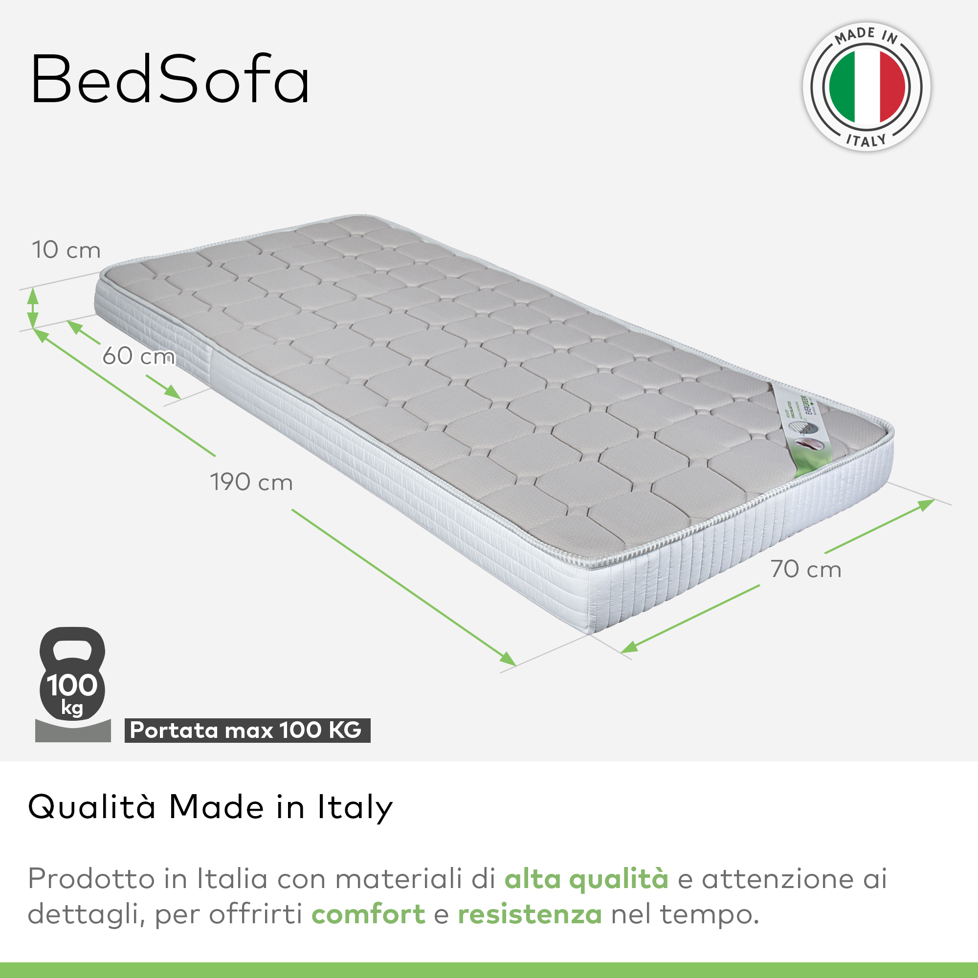 Materasso BED SOFA MEMORY - 6